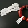Etiqueta de preço de pulseira etiqueta de preço de pulseira adesivo em branco brincos de mão acessórios de joia preço adesivo etiqueta de supermercado pingente mão