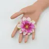 Phoenix Flor de Peonía Pequeña Flor de Peonía Artificial Pasador para el Cabello Accesorios para el Cabello Colgante Festivo Estilo Étnico Accesorios de Arreglo Floral Decorativo