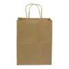 Bolsa de Papel Kraft Portátil para Llevar al por Mayor Catering Bolsa de Papel para Café Horneado Bolsa de Embalaje de Alimentos Bolsa de Papel Kraft Bolsa para Llevar