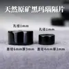 Acessórios DIY Xiaowenwan para miçangas e encadeamento: contas de marfim, caroços de azeitona, ágata, couro de vaca, pedras da vesícula pretas, espaçadores de silicone