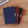 Caderno de Folhas Soltas Personalizado com Fichário Removível A5 Bloco de Notas Executivo Livro de Registros com Capa de Couro Conjunto de Caixa de Presente de Luxo