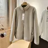 ¡Precio offline 499! Nueva chaqueta gruesa cálida de doble capa compuesta de forro polar imitación lana de cordero para pareja de otoño e invierno