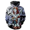 Halloween Noite de Natal Grito Pulôver Masculino Gola Redonda Estampa 3D Casual Outono Moletom com Capuz Fabricantes Diretos