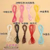 Cuerda de cera redonda de 75 m/1 mm trenzada hecha a mano pulsera DIY collar cuerda de mano etiqueta de color cuerda de cera