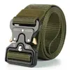 Wanxing 3.8cm Cobra Liberação Rápida Cinto Tático Ajustável Fivela de Liga de Alumínio Masculina Cinto Trançado de Nylon Lote