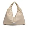 Bolsa Tote Perezosa Estilo Coreano para Mujer Verano 2025 Simple Cuadros Letra Clase Viaje Hombro Axila Bolso de Moda