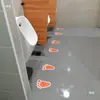 Adesivos de Identificação de Pegadas Sem Texto, Pegadas para Shoppings, Creches, Escadas de Chão, Adesivos de Chão Espessados Antiderrapantes e Resistentes ao Desgaste, Outros