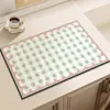Mantel individual, Tapete para mesa de cocina, Tapete escurridor para encimera, Impermeable para escritorio, Secado rápido, Absorbente, Antideslizante, Aislamiento térmico, Anti-quemaduras, Posavasos pequeño protector