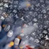 2026 Pegatinas para Uñas Festivas Rojas Doradas de Sueño con Estrella y Caballo para Año Nuevo y Festival de Primavera en Stock Pegatinas Adhesivas para Decoración de Uñas