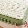 Sábana acolchada impermeable nueva 2026, protector de colchón impermeable de una pieza, juego de tres piezas, adecuado para todas las estaciones