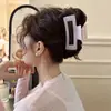 Pinza Cuadrada Fresca de Verano para Mujer 2025 Nuevo Estilo Pinza para la Parte Trasera de la Cabeza Pinza de Tiburón Accesorio para el Cabello Accesorio Estilo Vacaciones