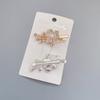 Horquilla coreana ins de pedrería con flor de ciruelo, perla elegante, tocado estilo coreano, clip lateral, clip para flequillo, estilo japonés y coreano, flor, clip de pico de pato