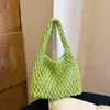 Bolsa Nueva de Primavera 2026 Transfronteriza para Mujer con Textura de Alta Calidad, Diseño Sencillo de Nicho, Bolso de Hombro Individual Bajo el Brazo, Bolso Cubo
