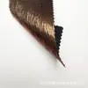 Tela satinada plisada con estampado de lámina dorada en toda la superficie, lavada para ser suave y brillante, arrugada para ropa deportiva de moda y vestuario escénico