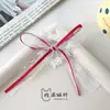 Accesorios de Lazo de Cinta de Encaje a Cuadros de Dibujos Animados para Bolsos, Zapatos, Sombreros, Accesorios de Ropa