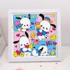 Sanrio Pintura Diamante Doraemon Infantil Artesanal DIY Adesivo Diamante Bob Esponja Pintura Diamante Completo Alvenaria Atacado