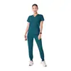 Uniformes médicos con LOGOTIPO personalizado, tela TR personalizada, producción de muestras basada en los diseños proporcionados, uniformes médicos para clínicas, uniformes tipo scrub para nuevos productos en lotes pequeños
