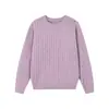 Suéter Jianheng Otoño e Invierno para Hombre Cuello Redondo Ajustado Tejido de Punto Trenzado Color Sólido Simple Casual Transfronterizo Camiseta Base de Punto Personalizable