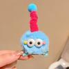 Grampo de Cabelo Infantil Fofo Bola de Carvão Haste Torcida Antena Boneca Feia Dopamina Menininha Grampo Desenho Animado Acessório de Cabelo Excêntrico
