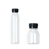 Punto de Venta al por Mayor Desechables Verano Bebida Botellas Vacías PET Transparente Rectas Se Pueden Personalizar 60-200ml Sub-Botellas