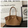 Bolso de Mano de Felpa y Gamuza Estilo Nuevo Gran Capacidad Bolso Tote Plegado Bolso Cesta Bolso de Hombro Único de Gama Alta