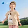 Roupa de Bebê Camiseta Casual de Manga Curta Roupa de Verão para Meninos, Meninas, Bebês, Crianças, Crianças de Pequeno e Médio Porte, Tops de Manga Curta para Bebê