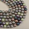Perlas de Imitación de Agua Salada de Alta Gama de 4-12 mm en Colores Morandi, Collar de Perlas, Cadena para Clavícula, Componentes para Bisutería DIY