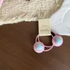 Nuevas y Sencillas Diademas, Pinzas para el Cabello, Pinzas Laterales, Pinzas BB y Bandas para el Cabello Infantiles de Colores Contrastantes con Forma de Corazón Redondo
