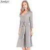 Amazon Aliexpress 2026 Otoño e Invierno Nuevo Pijama de Mujer con Cuello en V Holgado y Cómodo Ropa de Casa Sencilla para Mujer Camisón