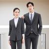 Trajes de Otoño e Invierno de un Botón al por Mayor para Hombre y Mujer, Ropa Formal para Empresa, Trajes de Negocios Corporativos de Alta Calidad sin Planchado