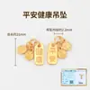 Tao Gu Fa Banhado a Prata 925 com Ouro 24K Acessórios do Ano do Cavalo Pulseira DIY Feita à Mão Colar de Contas Acessórios para Pulseira Pequena Pingente