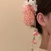 Novo Estilo de Verão Vibe de Férias Presilha de Cabelo Floral com Sensação Cool e Elegante, Presilha Lateral de Franja de Lírio-do-Vale, Acessório de Cabelo de Alta Qualidade