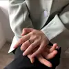 Nova Chegada Diablo Retro Ring Coreano Preto Hip-Hop Cool Love Opening Girl ins Simple Niche Ring