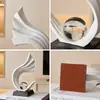 Gabinete de Vino de Lujo Ligero Estilo Arenisca Entrada de Sala de Estar Gabinete de TV Decoración de Oficina Adornos Nicho de Gama Alta