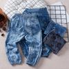 Pantalones vaqueros de verano para niños y niñas, nuevos, a la moda, transpirables, antimosquitos, holgados e informales.