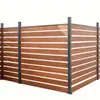 Valla de Madera de Bambú, Anticorrosiva y Resistente al Desgaste, Especializada para Pasarelas de Paisajismo de Jardín, Barandillas de Madera de Bambú Pesado Color Carbón Oscuro para Exteriores