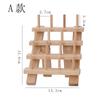 Estante de almacenamiento para costura Desmontaje y Montaje Estante de alambre multiusos Estante multifunción Madera maciza 16 ejes 30 ejes Estante enrollador Estante de bobinas de madera