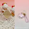 Cubo de oro puro 999, colgante de oro cada vez más popular, serie de cachorros de yeso rosa, cordón, generador de tráfico para transmisiones en vivo de TikTok