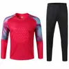 Traje de Futebol de Manga Comprida para Equipe de Estudantes terno Masculino Personalizado Traje de Goleiro Traje de Goleiro Traje de Treinamento de Competição Traje de Goleiro