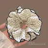Novo modelo 2026 scrunchie de cetim preto para mulheres, elástico de cabelo de alta qualidade, elástico elegante para rabo de cavalo baixo, acessório de cabelo estilo casual