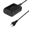 Carregador PD de Nitreto de Gálio 200W Multifuncional 120W 3A3 C Carregador de Mesa 160W Adaptador Multiuso 4C2A