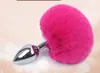 Plug Anal Rabo de Coelho, Rabo de Raposa, Brinquedo Sexual Feminino de Sedução no Backcourt, Rabo de Cachorro Anal, Tamanho Pequeno para Iniciantes