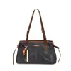 Bolsa de Hombro Simple Retro de Otoño de Nicho para Mujer 2025 Nueva Moda Otoño e Invierno Bolso de Hombro Ropa de Trabajo Gran Capacidad Individual