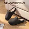 Chinelos de Algodão Impermeáveis para Mulheres, Outono/Inverno Casa Interior Antiderrapante Silencioso Solado Macio Confortável Casal Externo Chinelos de Algodão Birkenstock para Homens