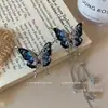 Pendientes de Borla de Mariposa con Personalidad Minimalista Diseño de Nicho Exquisitos Ligeros de Lujo Estilo Fresco Moda Versátil Pendientes de Personalidad