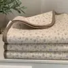 Exportado a Corea, Juego de Tres Piezas de Cubre Cama de Algodón Doble Cara, Colcha de Algodón Acolchada de Cuatro Estaciones Antideslizante Libre de Arrugas, Colchoneta de Tatami
