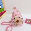 Bolsa Infantil Nova Primavera 2025 Desenho Animado Tecido de Nylon Ombro Transversal Peito Multifuncional Bolsa de Armazenamento para Bebê