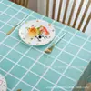 Tapete de Mesa Antiescaldante, Impermeável, à Prova de Óleo, Estilo Ins para Estudantes e Casa, Pad de Mesa Nórdico em PVC, Capa para Mesa de Centro, Personalizável no Atacado