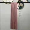 Estilo Chinês Cor Café Sistema de Cores Cenário Externo Arranjo Cortinas de Gaze Tecido de Gaze Caligrafia Tecido para Pendurar na Lareira