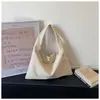 2026 Novo Estilo Estilo Preguiçoso Bolsa Tote de Nylon Estilo Coreano Ins Tendência Bolsa Transversal para Mulheres Versátil Grande Capacidade Bolsa de Ombro